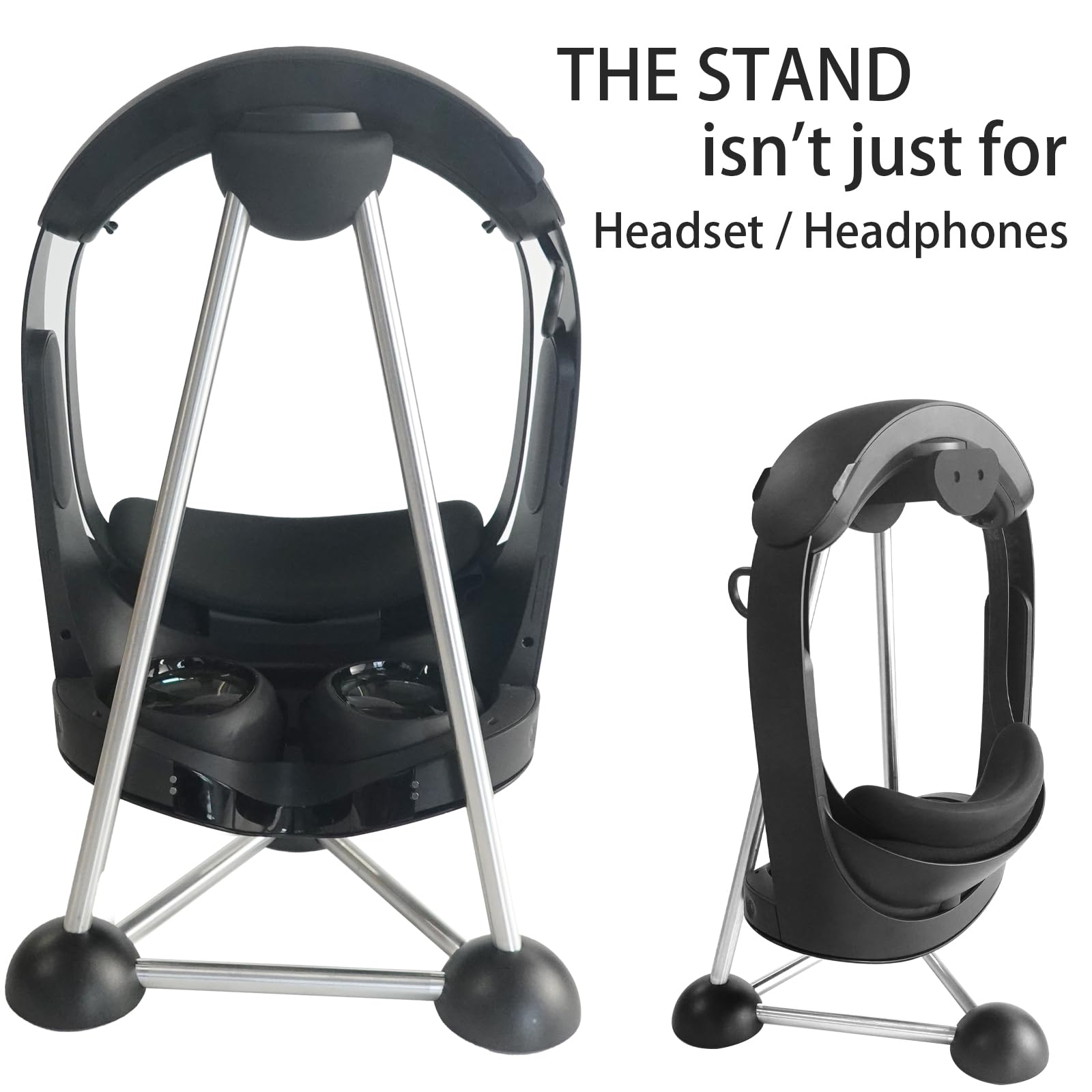Premium Headphone Stand - Universal Desktop Headset Holder for Gaming & Studio Use - Compatible with SteelSeries, Logitech, HyperX, Sony, Beats, Sennheiser, Anker, Xbox & All Headphones (Red/Black) - Perfect for Gaming Setup, Home Office & Workspace Organization