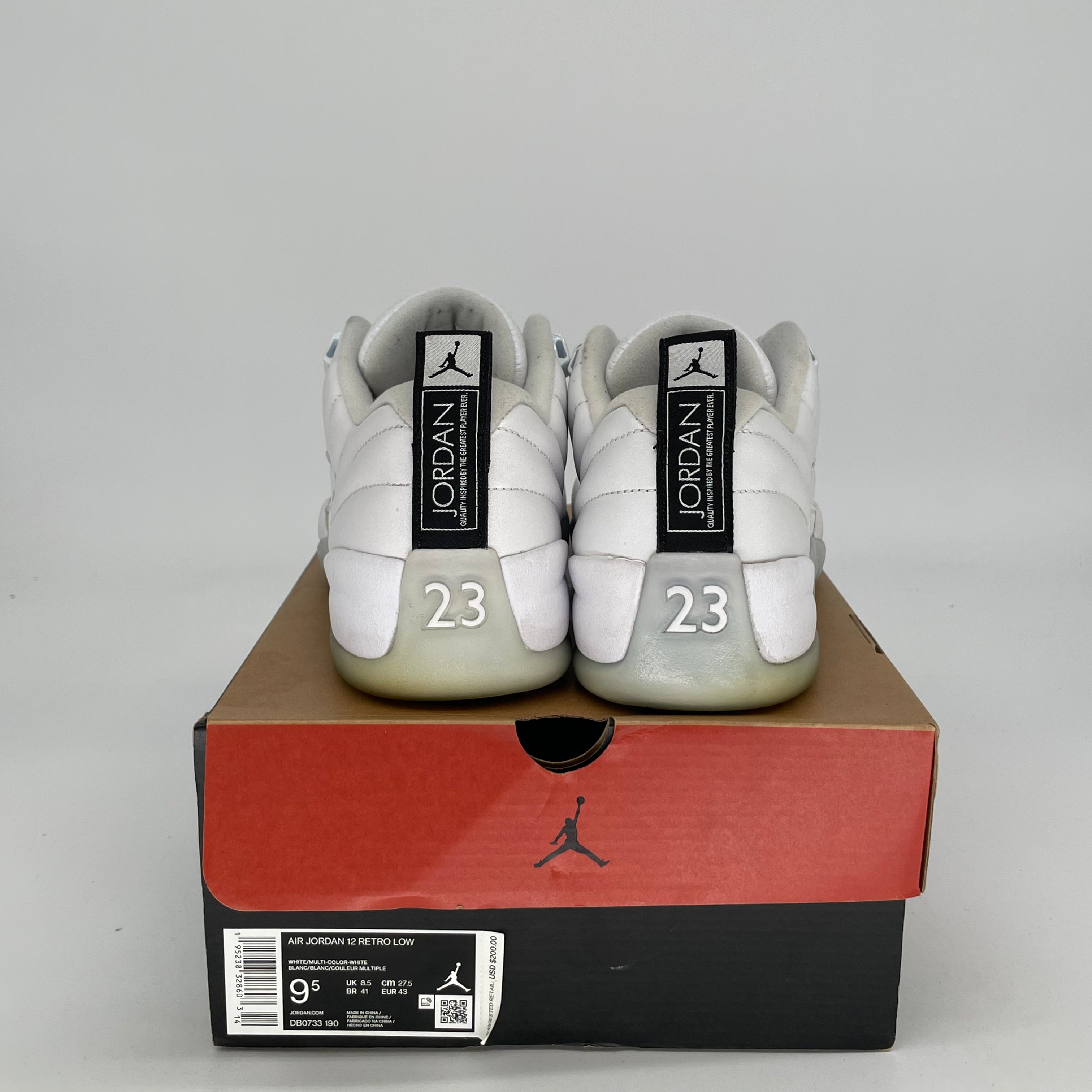 AIR JORDAN 12 LOW EASTER Basketball Shoes - Size 9.5/11W (DB0733-190) - Perfect for Easter Games & Casual Streetwear