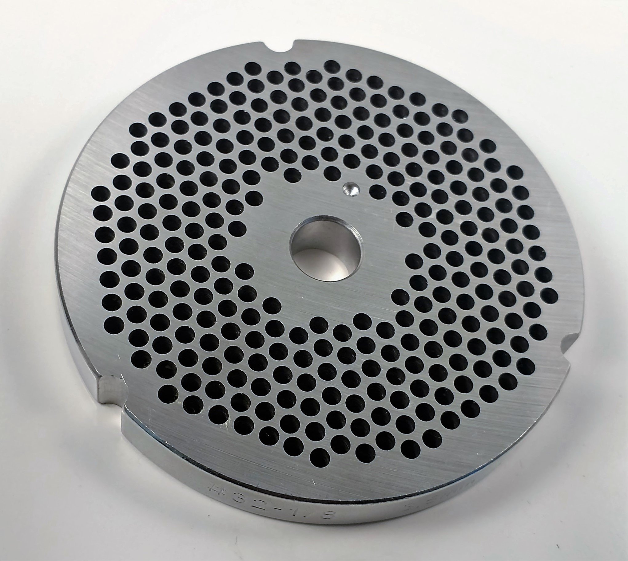 #32 Meat Grinder Plate (9/64 in. / 3.5mm) - Heavy Duty Stainless Steel Grinder Disc for Home Kitchen & Commercial Use - Perfect for Ground Beef, Sausage & Burger Making