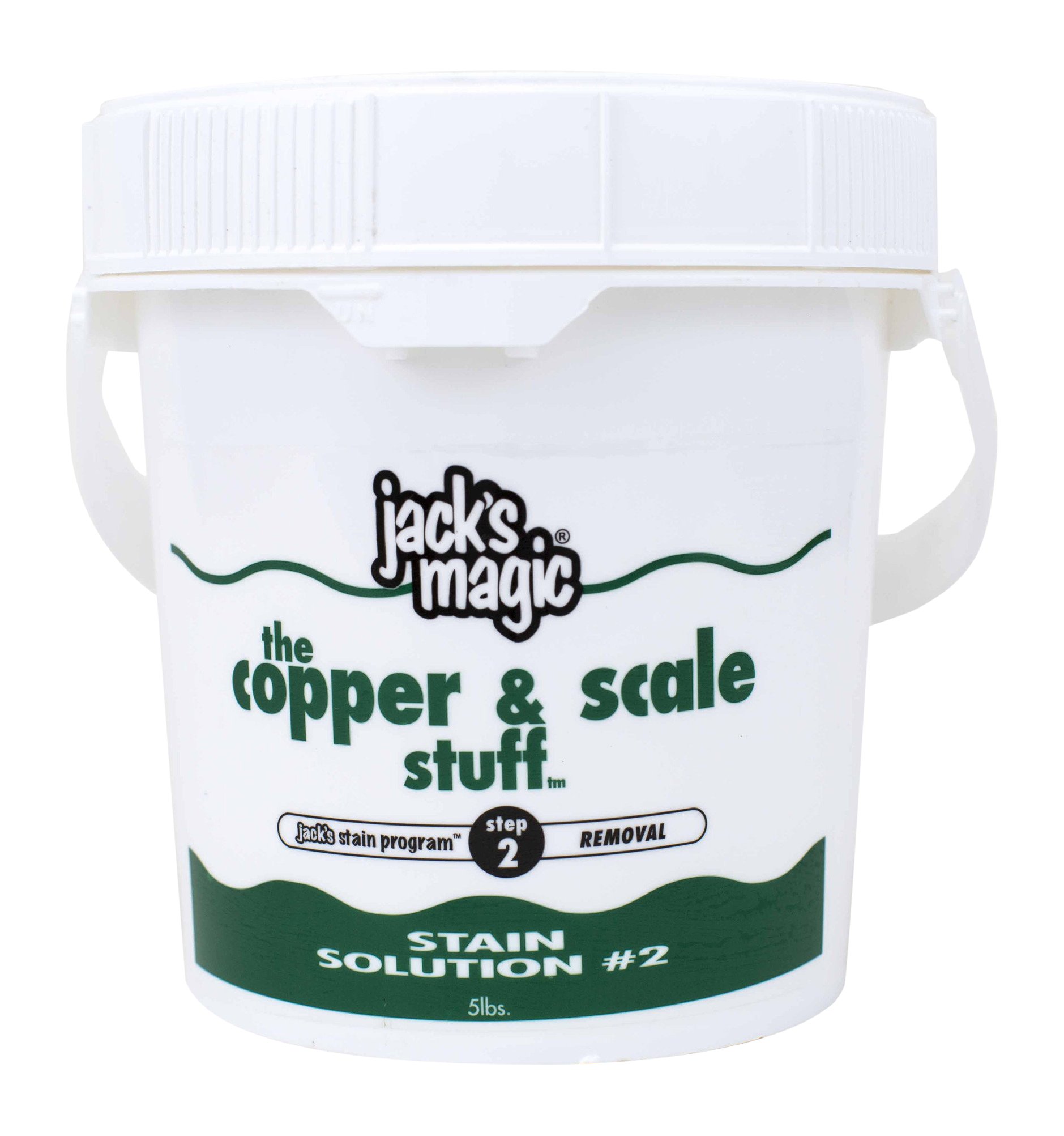 Jack's Magic JMCOPPER5 Copper & Scale Stain Remover - 5 lb Pool & Spa Chemical for Stain Removal | Effective for Swimming Pools, Hot Tubs & Water Features