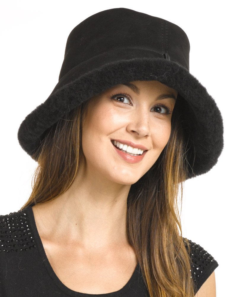 Stylish Shearling Sheepskin Winter Hat for Men & Women - Warm Toronto Fur Trapper Hat for Cold Weather, Outdoor Activities & Fashion