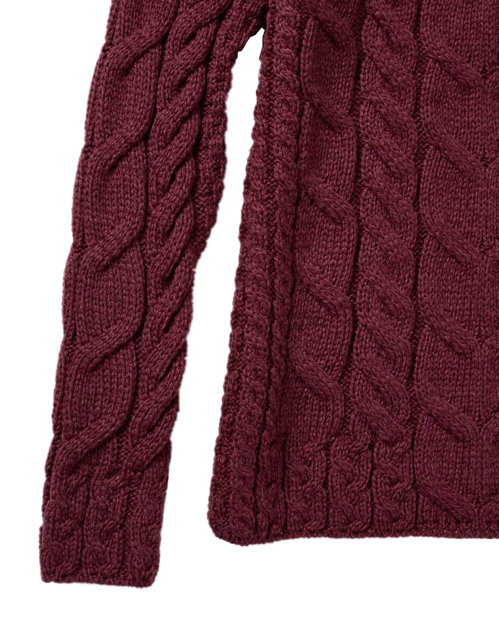 Aran Women's Listowel Cable Knit Sweater - Cozy Irish Wool Pullover for Fall & Winter Fashion | Perfect for Casual Outings & Holiday Gatherings