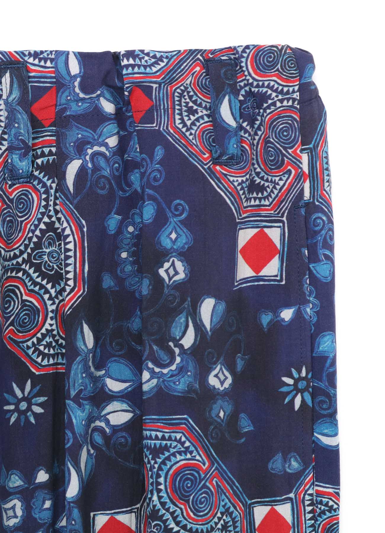 Chinoiserie C Printed Drawstring Balloon Pants - Stylish Loose Fit for Women, Boho Chic Fashion, Lounge & Casual Wear