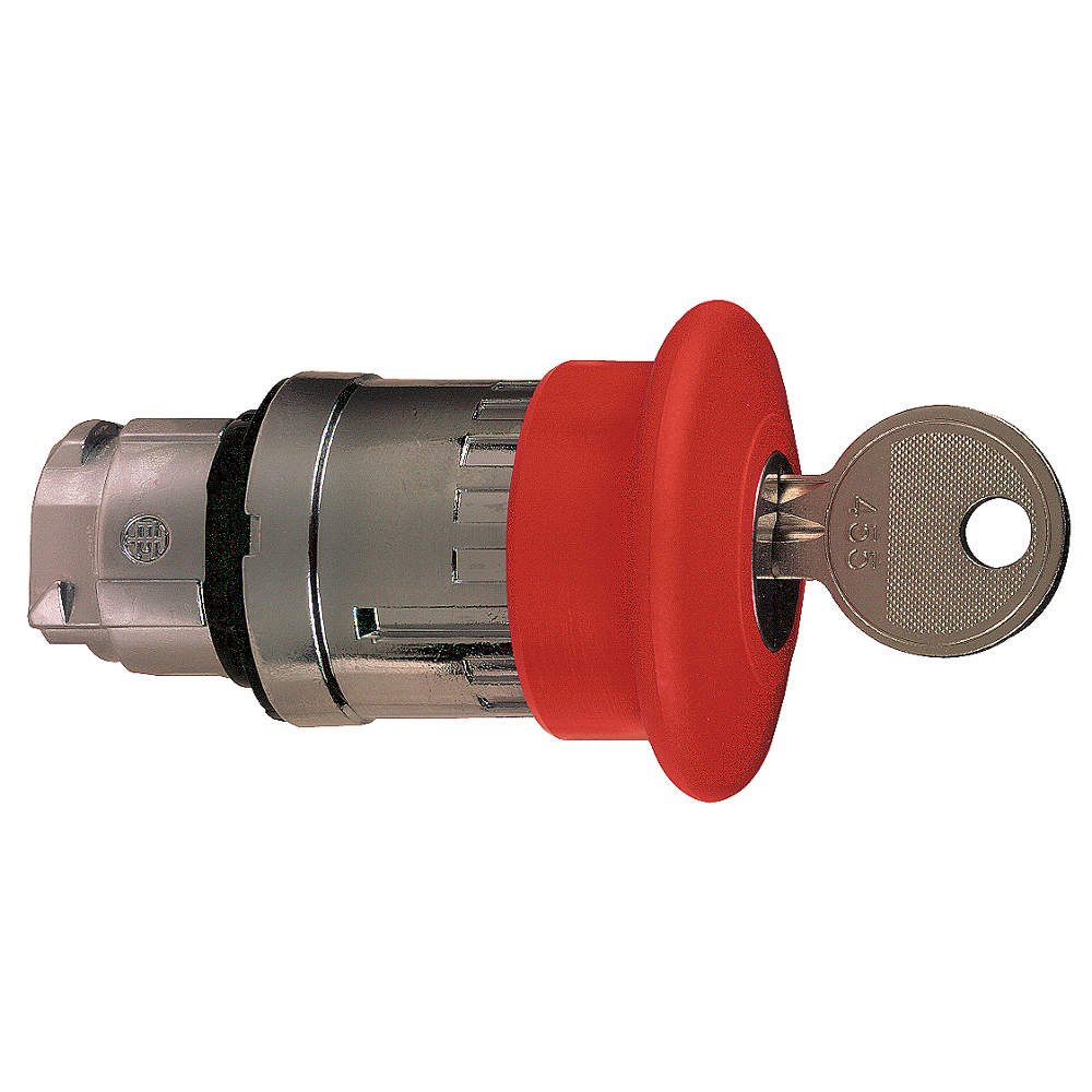 Red Non-Illuminated Push Button Switch Operator - Industrial Control Panel & Machinery Safety Switch Replacement