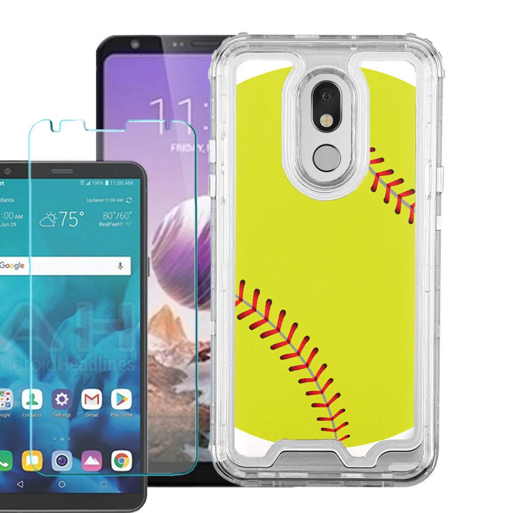 LG Stylo 5 Case - 3-Layer Hybrid Protective Cover with Screen Protector for Daily Use