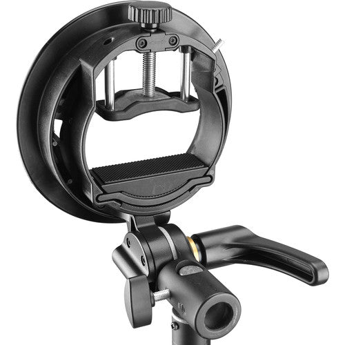 Godox S2 Speedlite Bracket for Bowens Mount - Universal Flash Bracket for Photography Lighting, Studio & On-Location Shoots