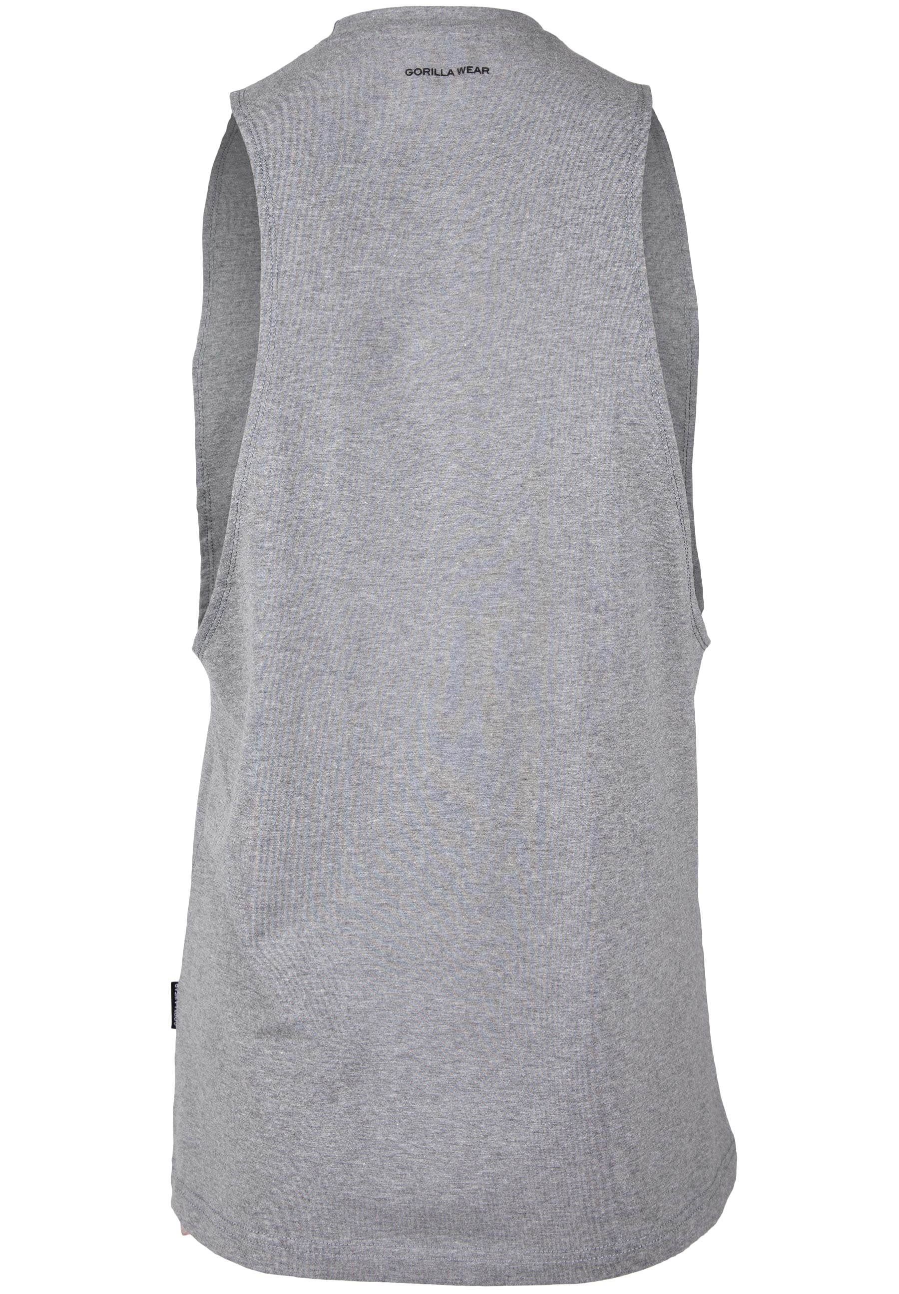 Cisco Drop Armhole Tank Top for Women - Gray & Black - Breathable Workout Top for Yoga, Running & Gym