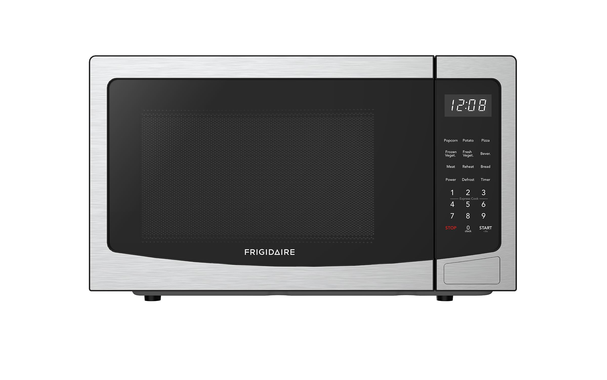 FRIGIDAIRE EMW112 RMW1178 1.1 Cu Ft Stainless Steel Countertop Microwave Oven - 1000W, Multi-Function, Programmable for Home Kitchen - Perfect for Quick Meals, Reheating & Defrosting in Small Spaces