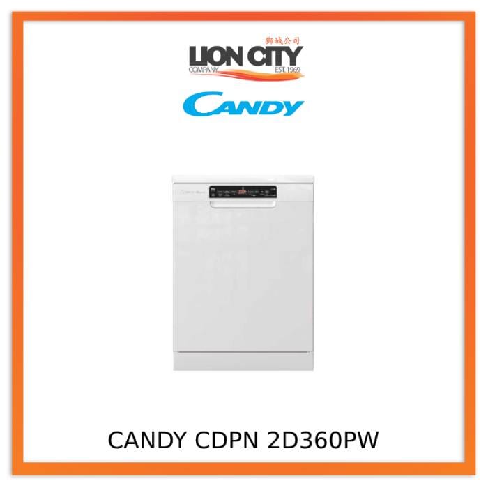 Candy CDPN 2D360PW Brava 13 Place Settings Energy Efficient Dishwasher - Perfect for Large Families & Dinner Parties