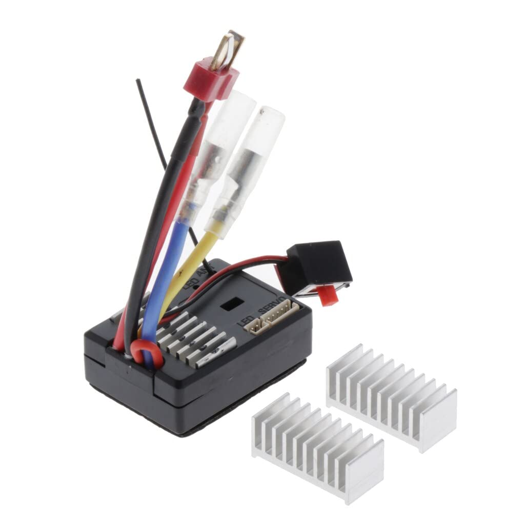 Replacement Receiver Plate Board & Motor Heatsink Circuit for WLtoys 144001 1/14 Scale RC Car Parts - Perfect for DIY Repairs & Off-Road Racing Upgrades