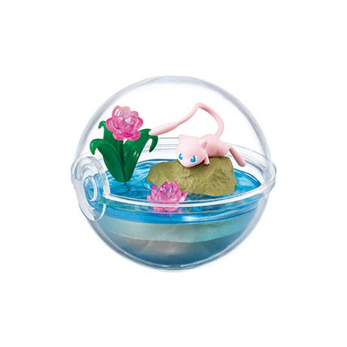 Pokemon Terrarium Collection - 6 Piece 2.5 Inch Miniature Figures Set for Home Decor, Office Display & Gift Giving | Re-Ment Official Licensed Collectibles