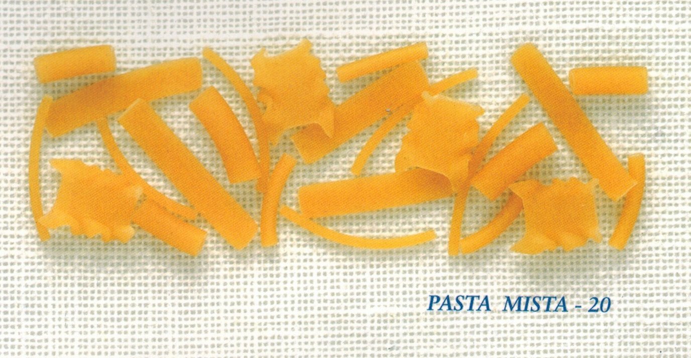 Premium Pasta Mista #20 Soup Cut Pasta - 20 x 1 lb Bags | Authentic Italian Pasta for Soups, Stews & Comfort Food | Bulk Restaurant Quality Pasta for Home Cooking & Meal Prep
