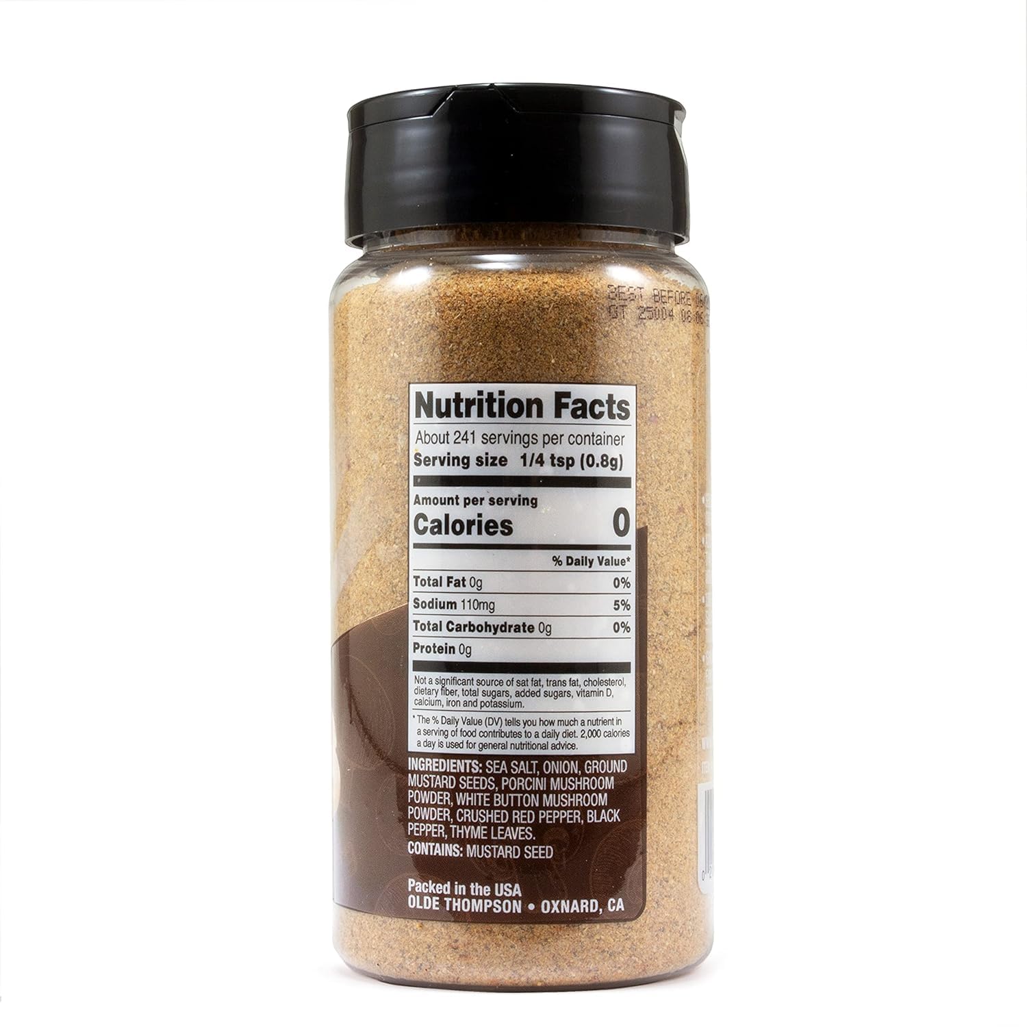 Olde Thompson Umami Seasoning - Savory Mushroom Blend with Onions & Peppers, 6.8 oz | Perfect for Grilling, Roasting & Enhancing Soups & Stews