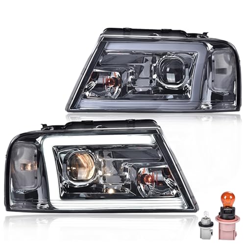 Smoky lens Chrome Housing Clear Reflector