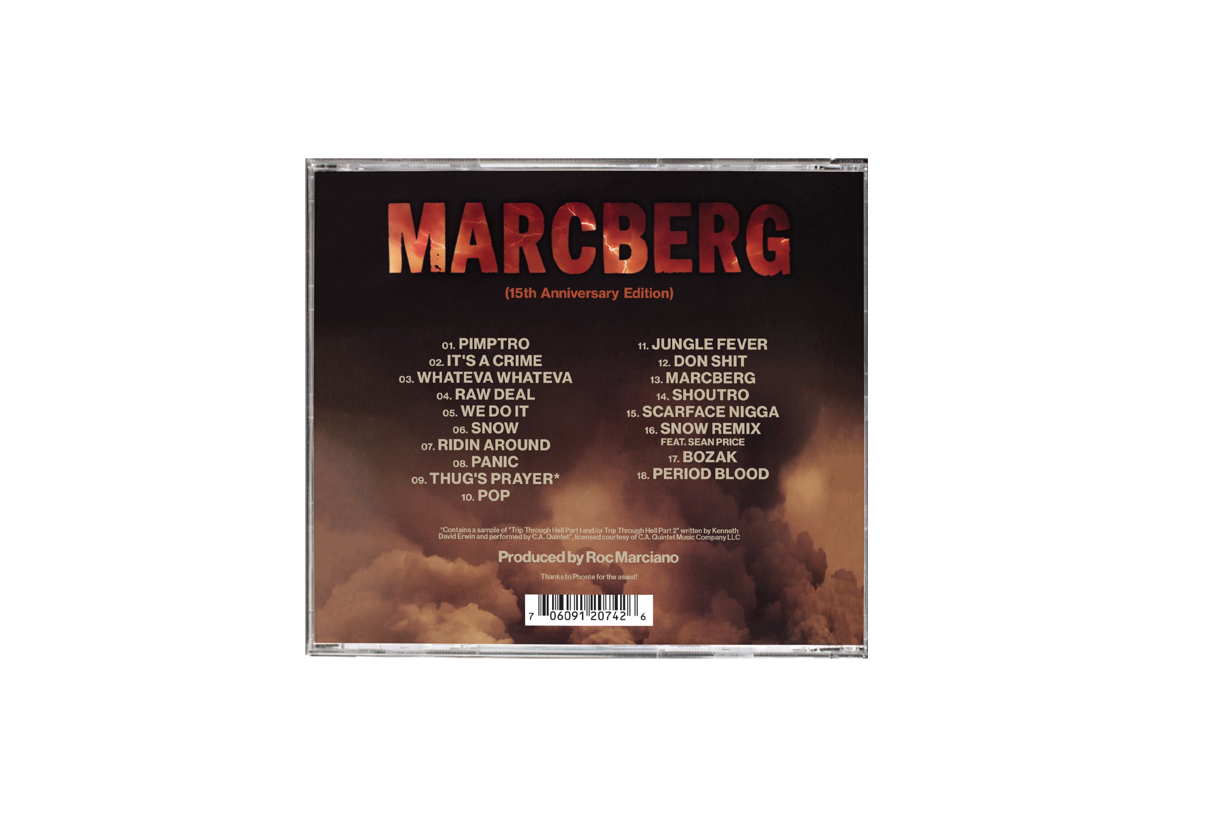 Marcberg 15th Anniversary Edition CD - Limited Collector's Item for Hip-Hop Fans - Perfect for Music Collectors & Anniversary Gifts