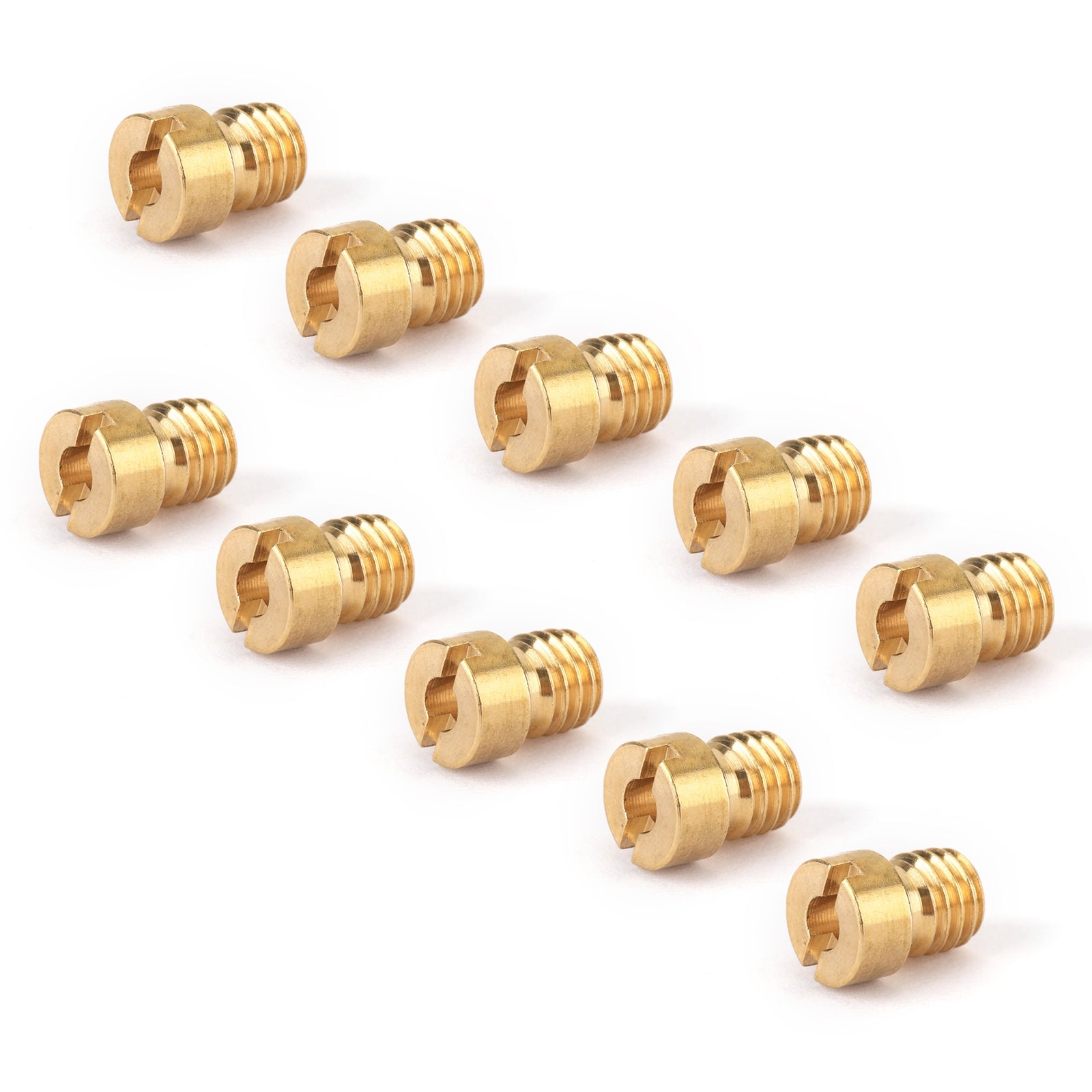 10PCS 5MM Carburetor Main Jet Nozzle Set for Dellorto Carburetor 75 98 - High Performance Replacement Parts for Motorcycles, ATVs, Scooters & Small Engines - Perfect for Tuning, Repair and Maintenance