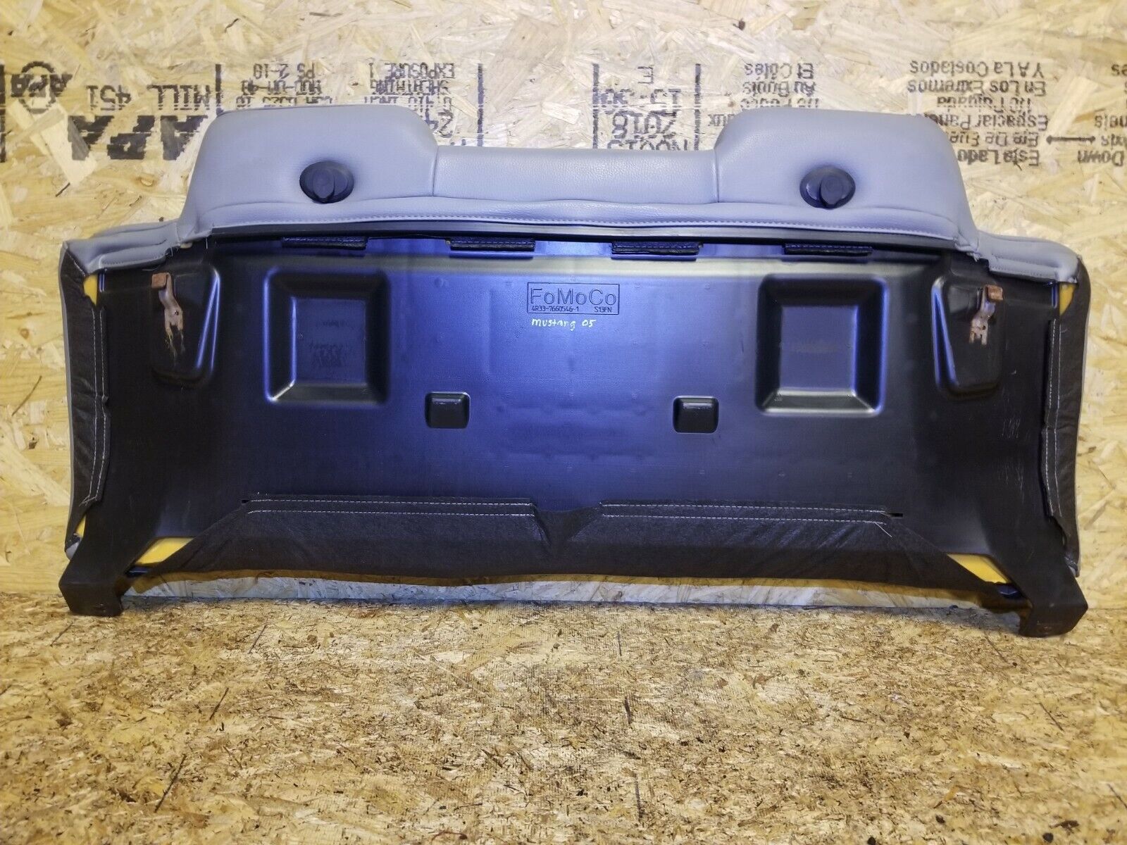 2005-2009 Ford Mustang Rear Seat Cushion Set - OEM Style Upper Back & Bottom Replacement - Perfect for Car Restoration & Comfort Upgrade