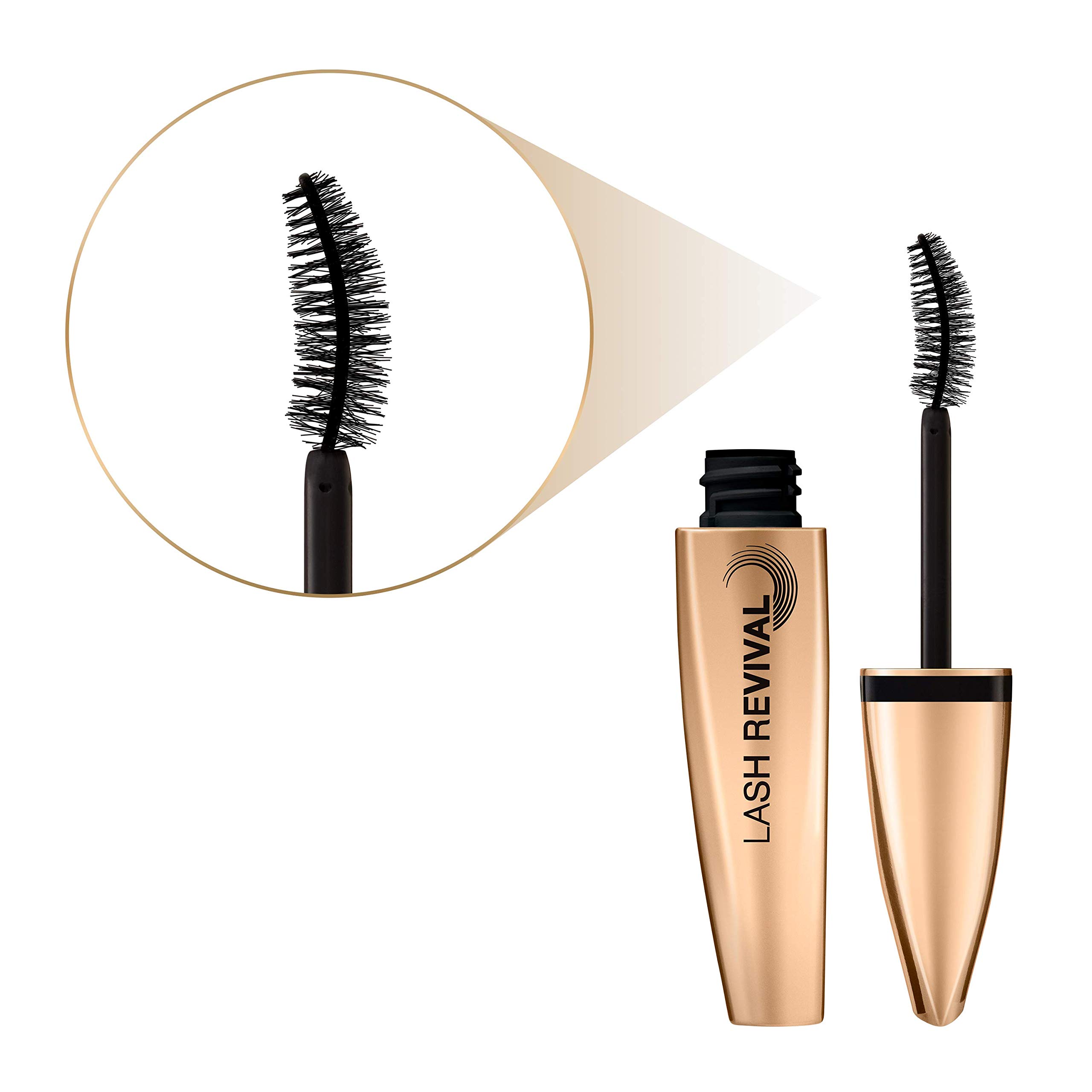 Max Factor Lash Revival Strengthening Mascara with Bamboo Extract - Black 001 | Volumizing & Lengthening Mascara for Natural Lashes | Perfect for Daytime Wear & Special Occasions