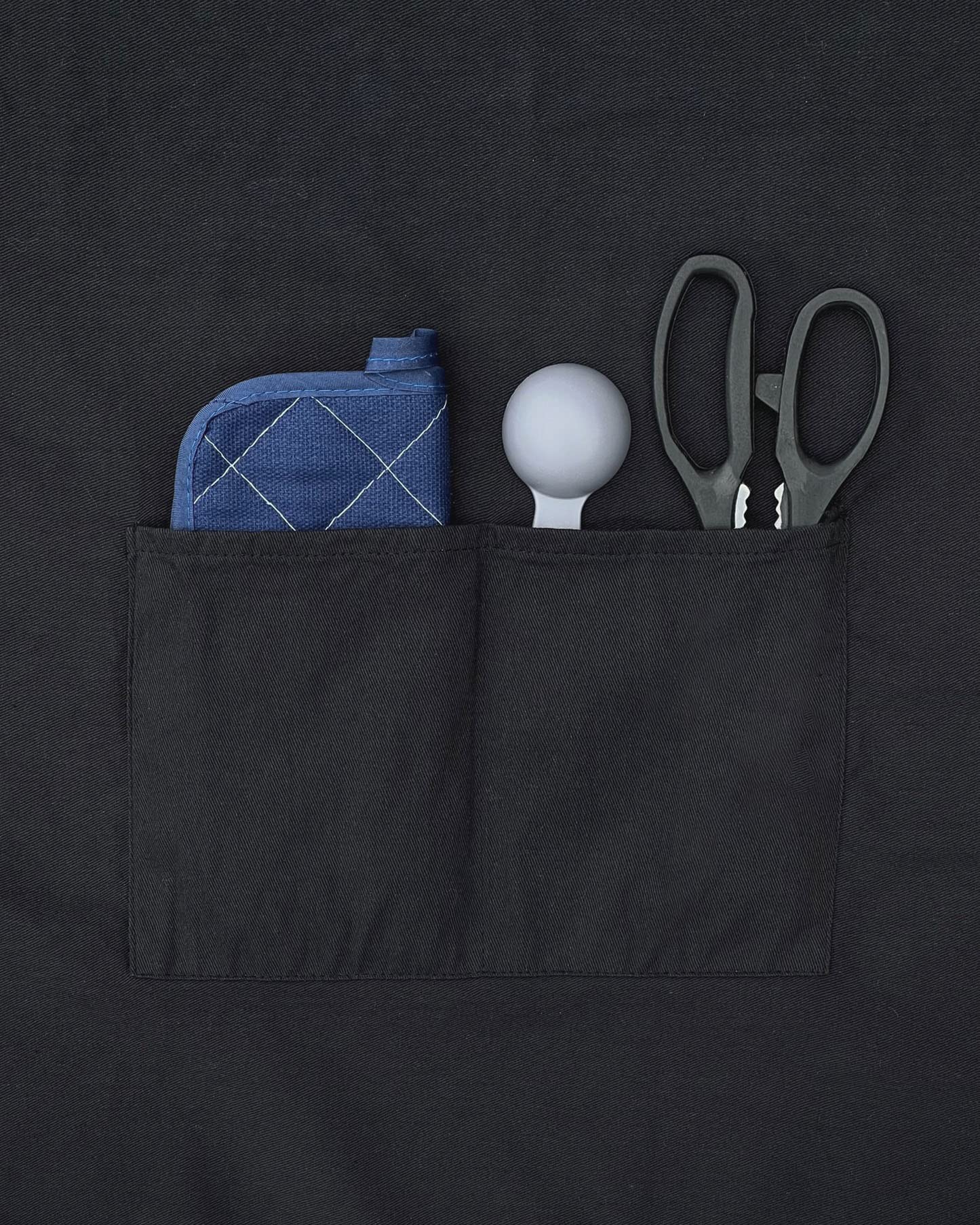 The Bump Maker Two Pocket Adjustable Bib Apron - Durable Kitchen & BBQ Cooking Apron for Chefs, Grilling & Baking - Perfect for Home Cooks, Restaurants & Outdoor Cooking
