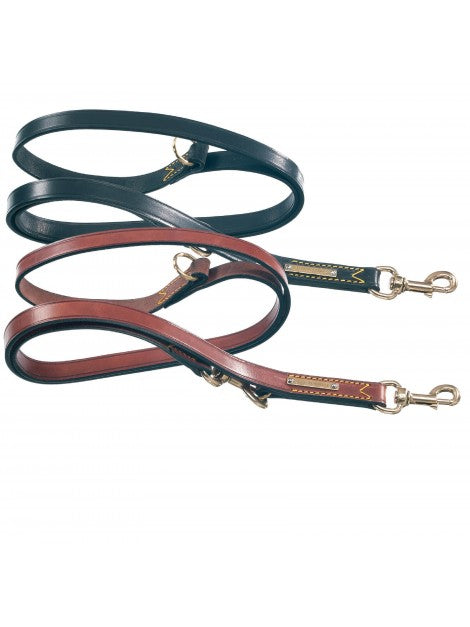 Italian Leather 2-in-1 Adjustable Dog Leash (6 Feet) - Durable & Stylish for Walking, Training & Outdoor Adventures
