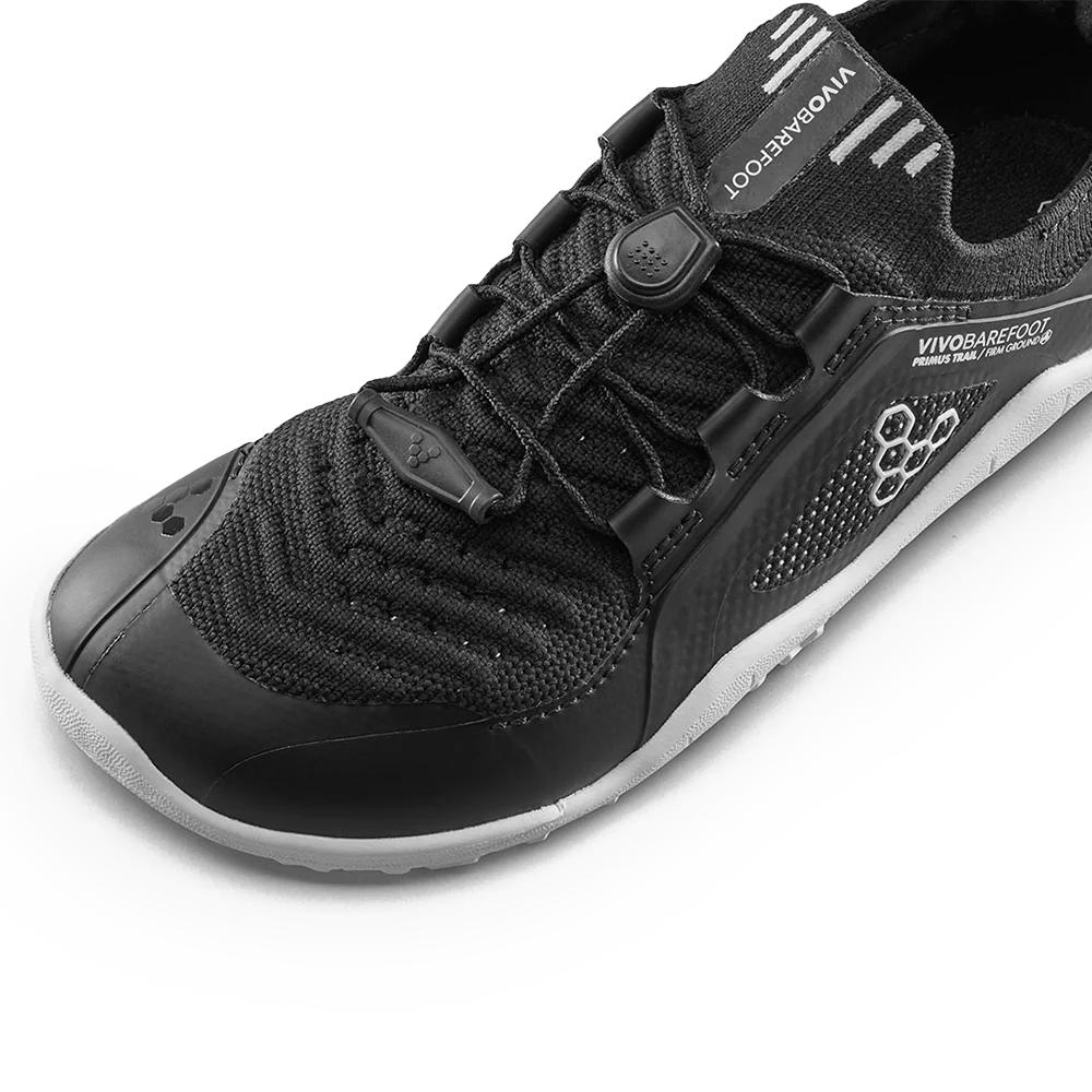 Vivobarefoot Primus Trail Knit FG Barefoot Shoes for Kids - Lightweight & Flexible Pre-School Eclipse Hiking Shoes for Outdoor Adventures & Playtime
