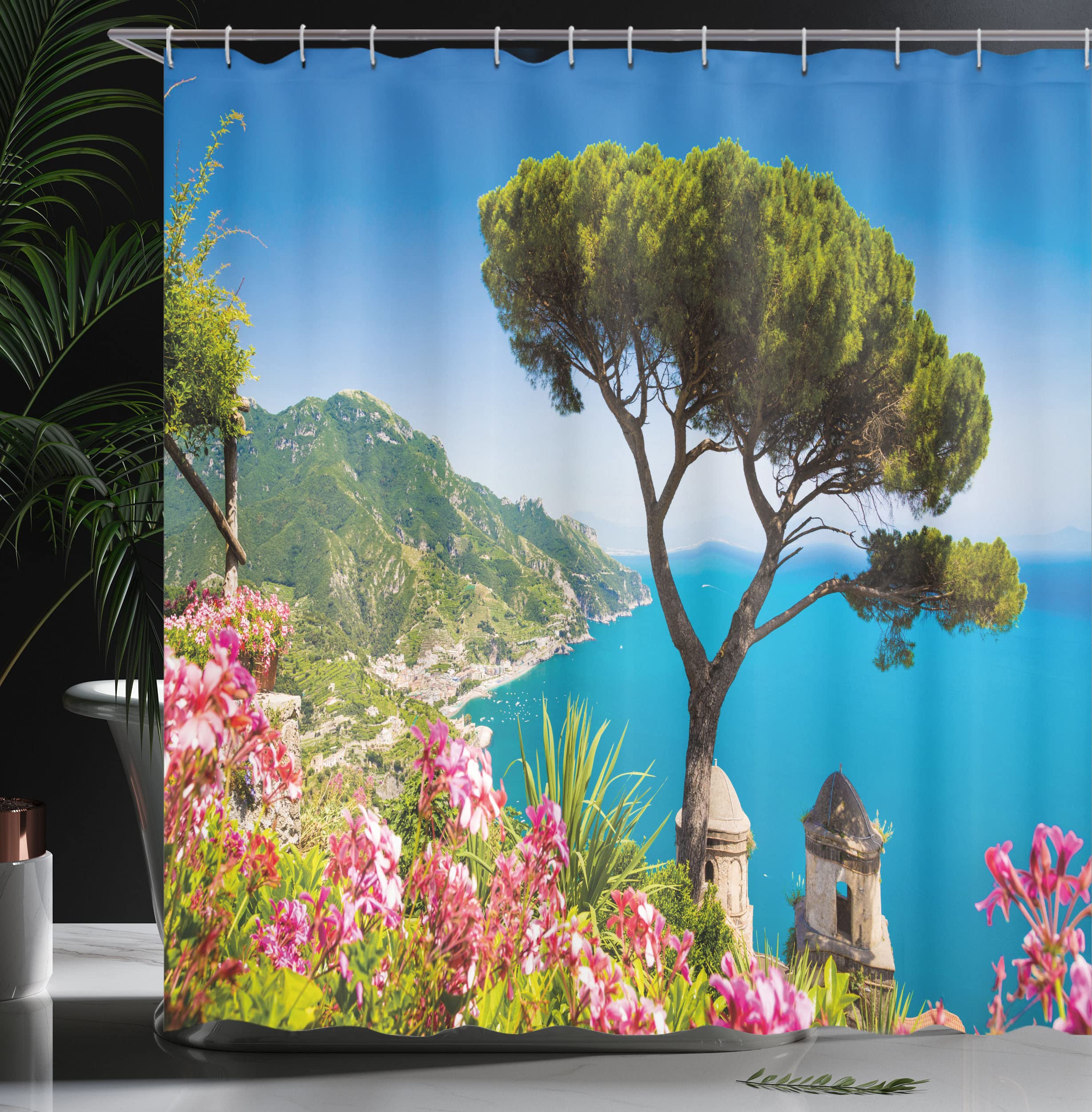 Scenic Amalfi Coast Shower Curtain - 69