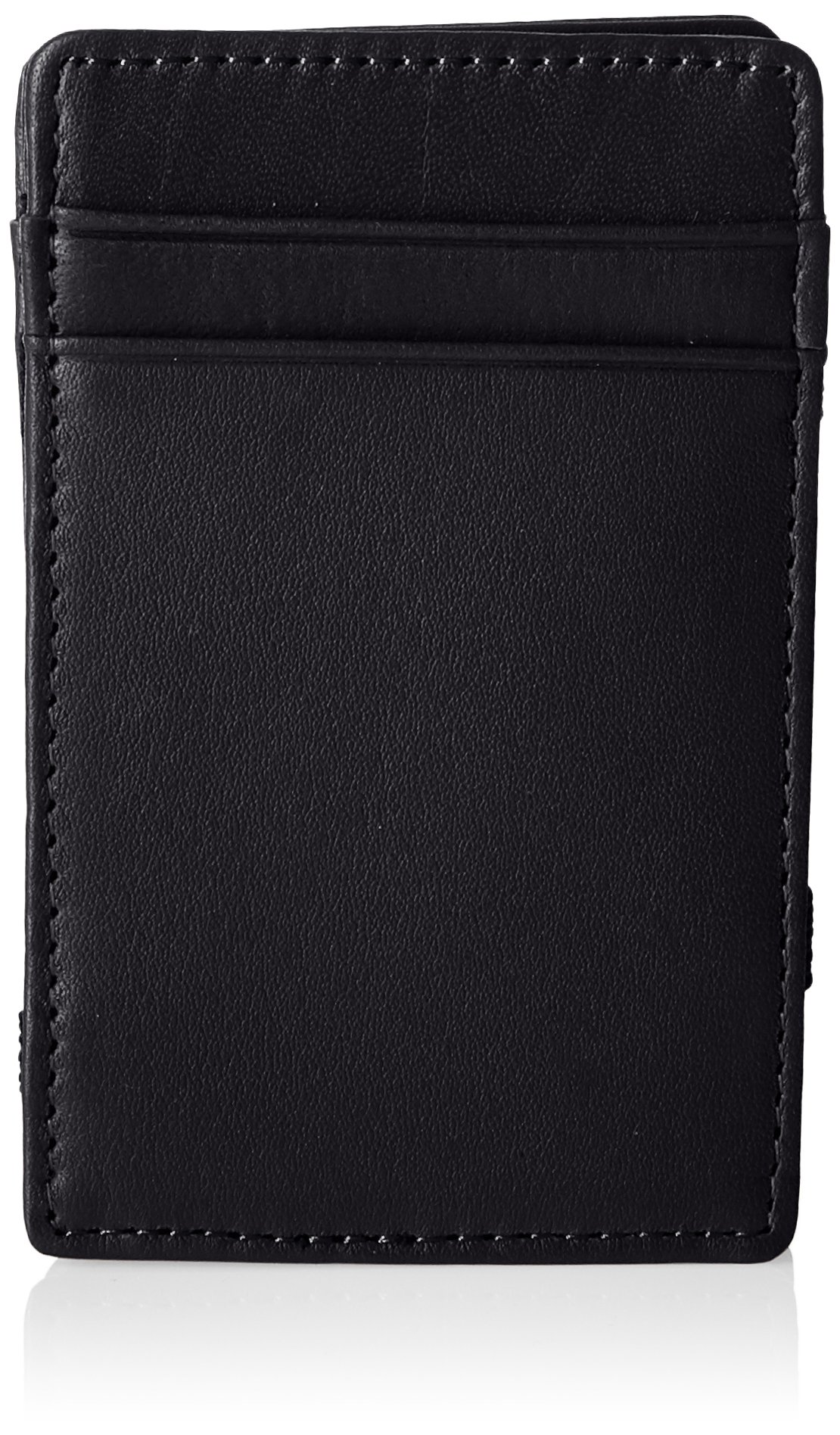 Royce Leather Magic Wallet - Slim RFID Blocking Leather Wallet for Men & Women - Black - Perfect for Travel, Business & Everyday Use