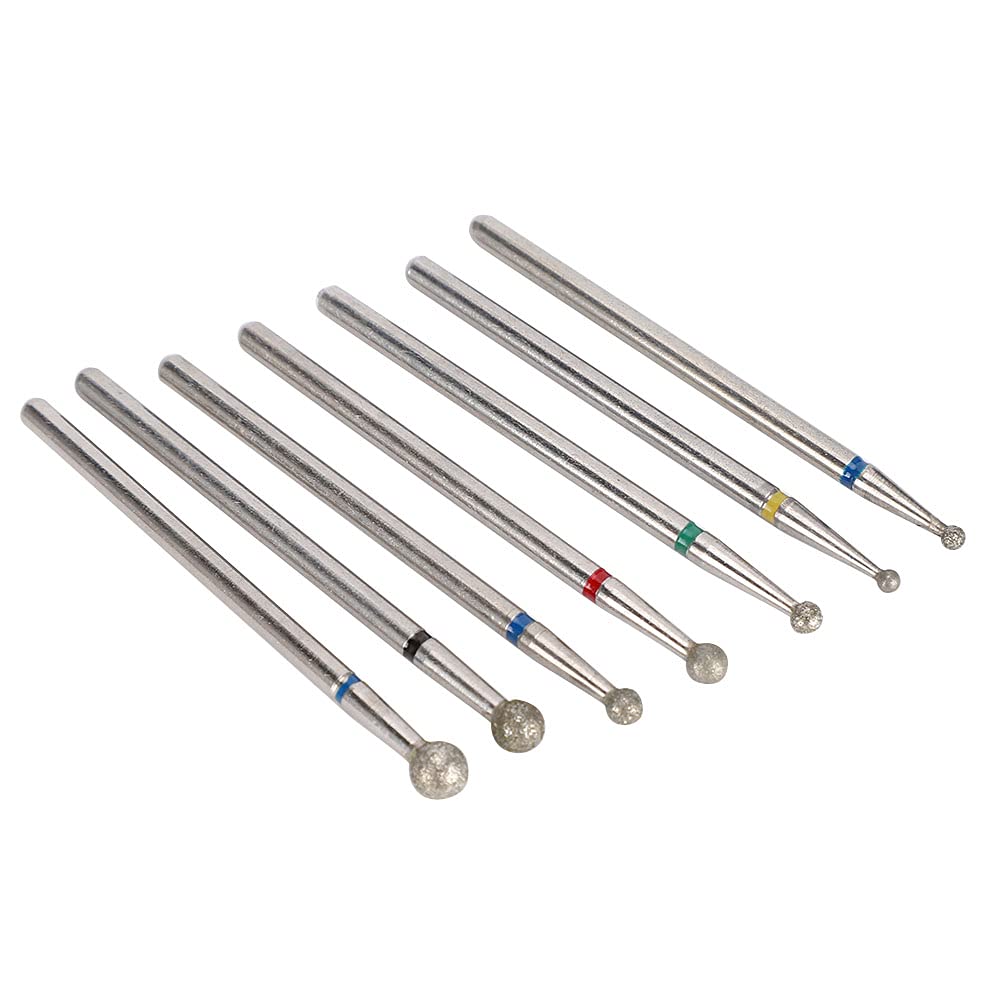 7-Piece Nail Drill Bits Set for Manicure & Pedicure - 3/32