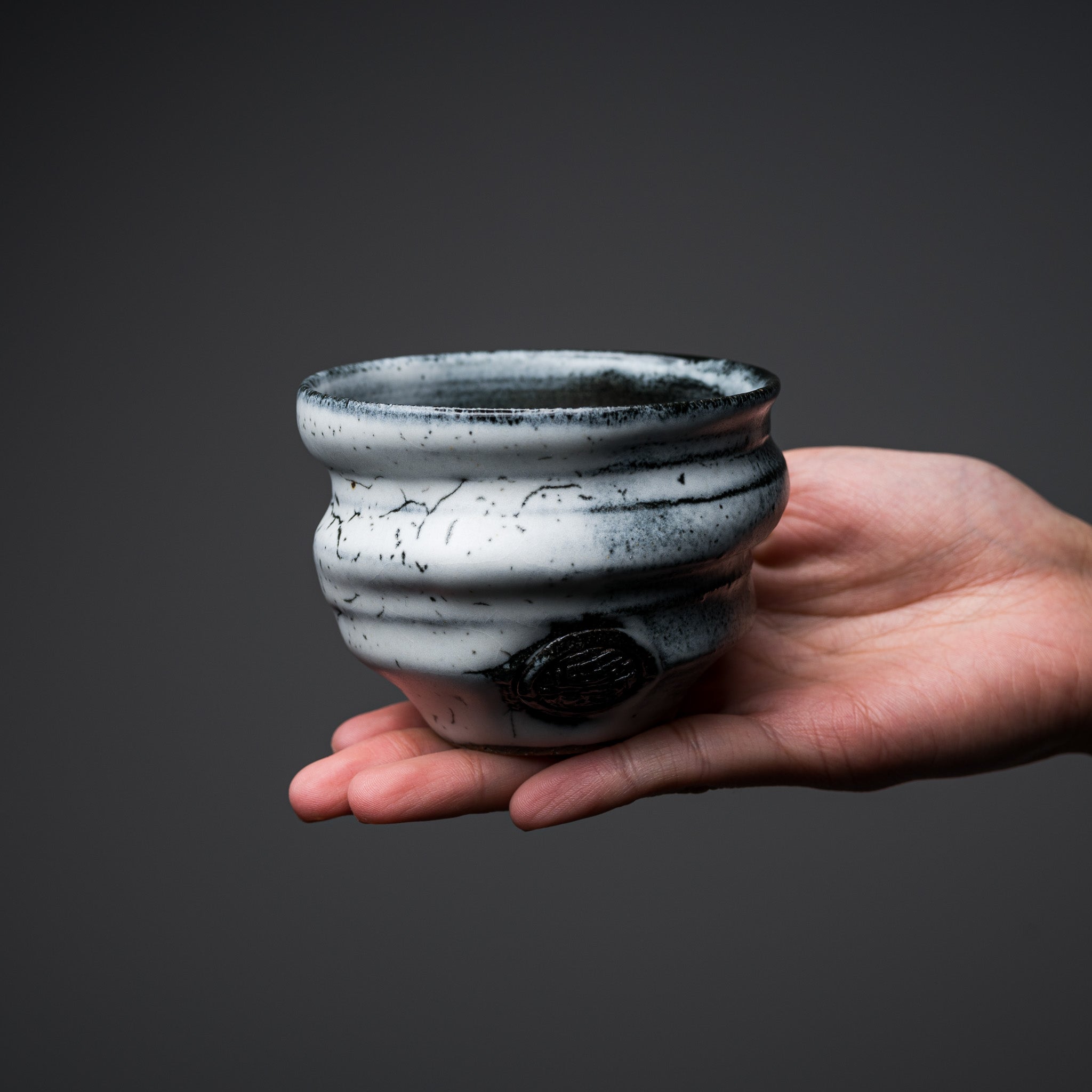 NINSHU Tea Cup and Dessert Bowl - Sou un / 創雲 - Perfect for Japanese Tea Ceremony, Dessert Serving, and Home Decor