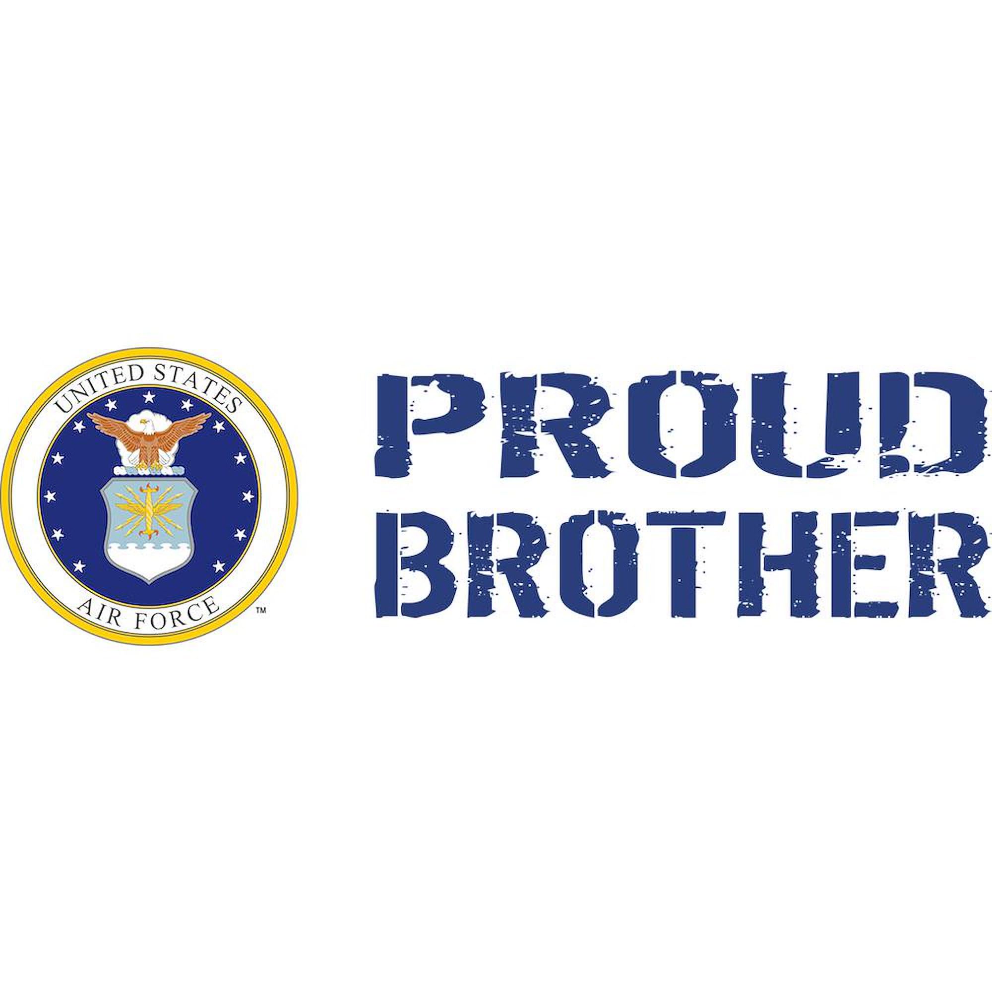 USAF Proud Brother 20 oz Ceramic Coffee Mega Mug - Large Insulated Coffee Cup for Military Support, Perfect for Home, Office & Gifts