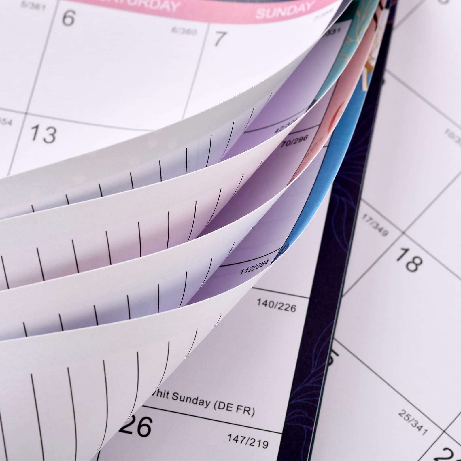 2025-2026 Desk Calendar - 18-Month Planner from March 2025 to August 2026 | 10