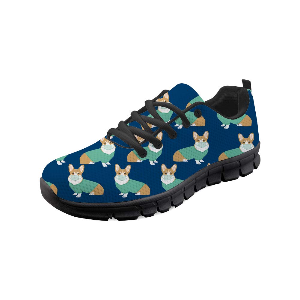 Corgi Women's Running Shoes - Lightweight Gym Sneakers for Fitness, Hiking & Walking - Comfortable Flat Workout Shoes for Women & Girls - Perfect for Road Running, Training & Outdoor Activities