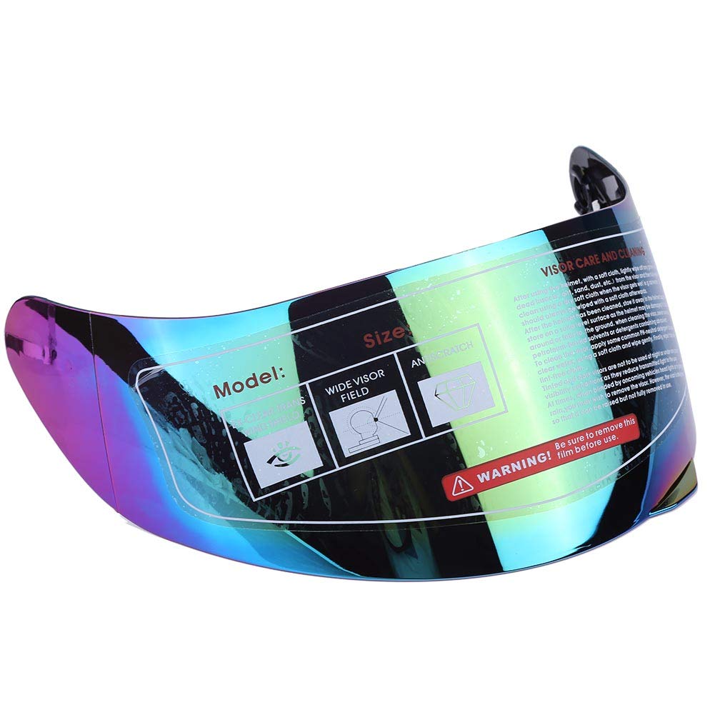 Aramox Universal Motorcycle Helmet Visor Lens - AGV K5 K3SV Replacement for Full Face Helmets - Riding Protection