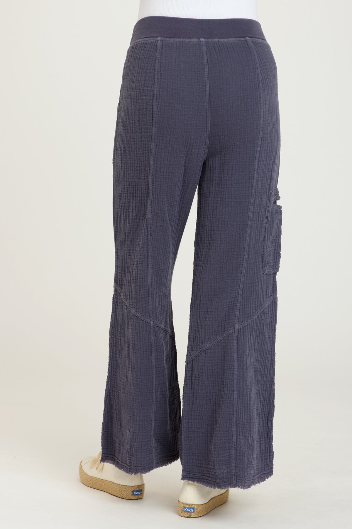 Bishop Pant Hypnotic Pigment - High-Waist Slim Fit Trousers for Women | Trendy Office & Casual Wear | Perfect for Work, Travel & Night Out