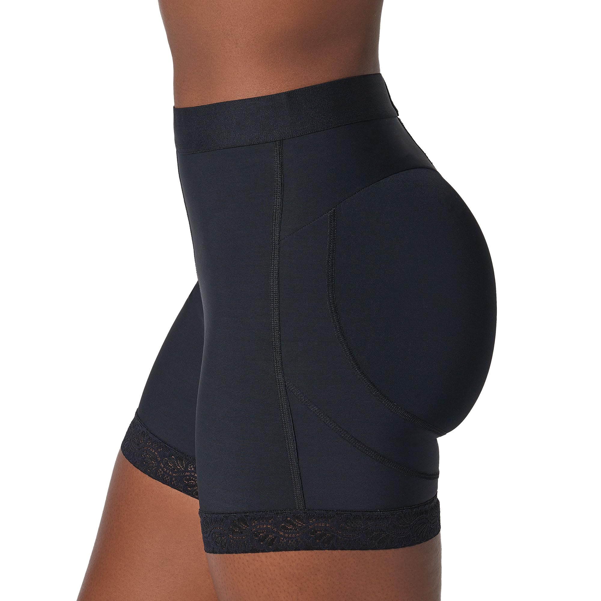 Leonisa Women's Mid-Rise Sculpting Butt Lifter Shorts - Tummy Control Shapewear for Slimming & Body Shaping | Perfect for Everyday Wear, Workouts & Special Occasions