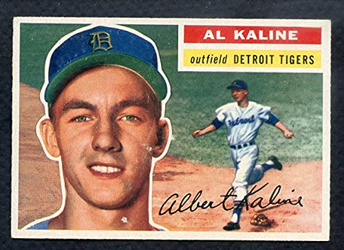 1956 Topps #20 Al Kaline Detroit Tigers Baseball Card EX-MT Condition - Vintage MLB Collectible for Sports Memorabilia Fans & Card Investors (Perfect for Display, Trading, or Gift Giving)