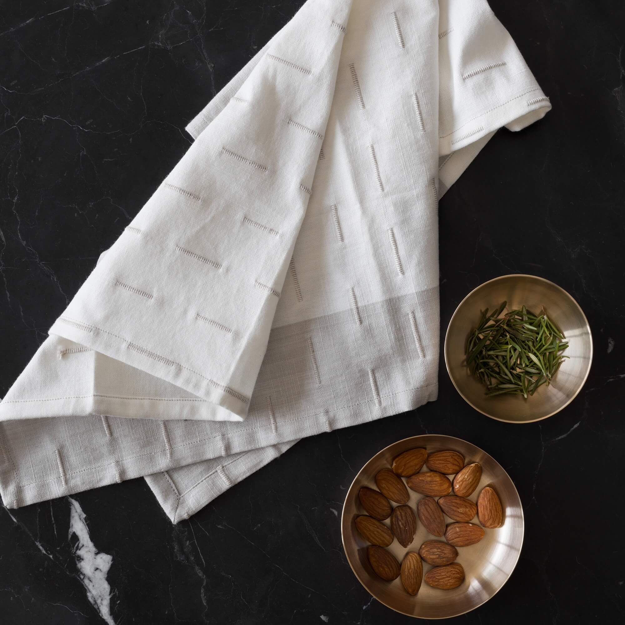 Premium Tan Chera Napkins - Set of 6 Soft & Absorbent Cotton Napkins for Dinner Parties, Weddings & Everyday Dining