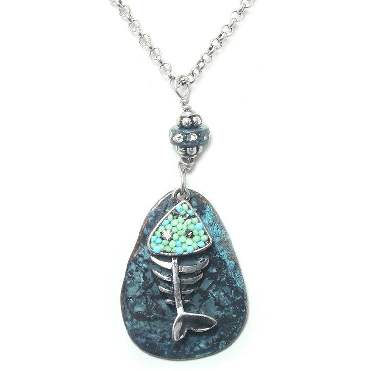 Elegant Fish Bone Necklace Set for Women - Trendy Boho Jewelry Gift for Her - Perfect for Casual Wear, Parties & Special Occasions
