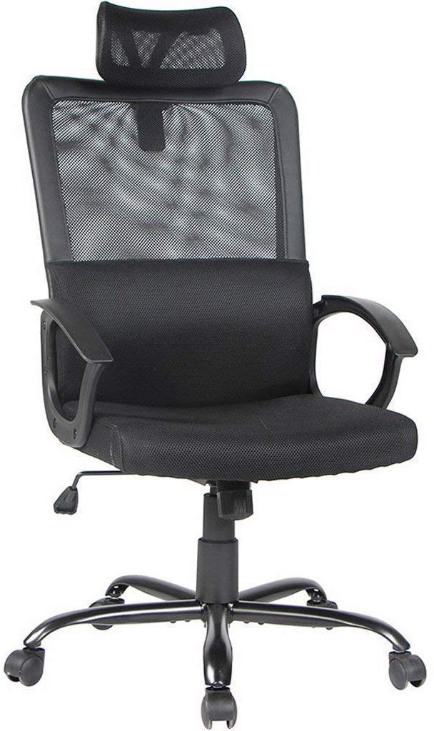 SuccessfulHome Ergonomic Office Chair - High Back Breathable Mesh Computer Desk Chair with Heavy Duty Swivel Base for Home & Office Workspaces | Perfect for Long Hours of Sitting, Gaming & Remote Work