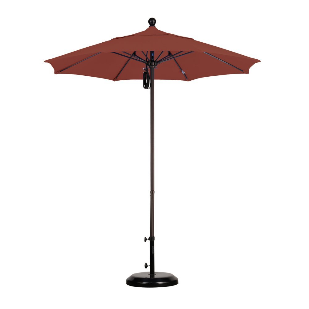 California Umbrella Venture Series Push Open Commercial Patio Umbrella - Heavy Duty Outdoor Market Umbrella for Restaurants, Cafes, Poolside & Backyard Use