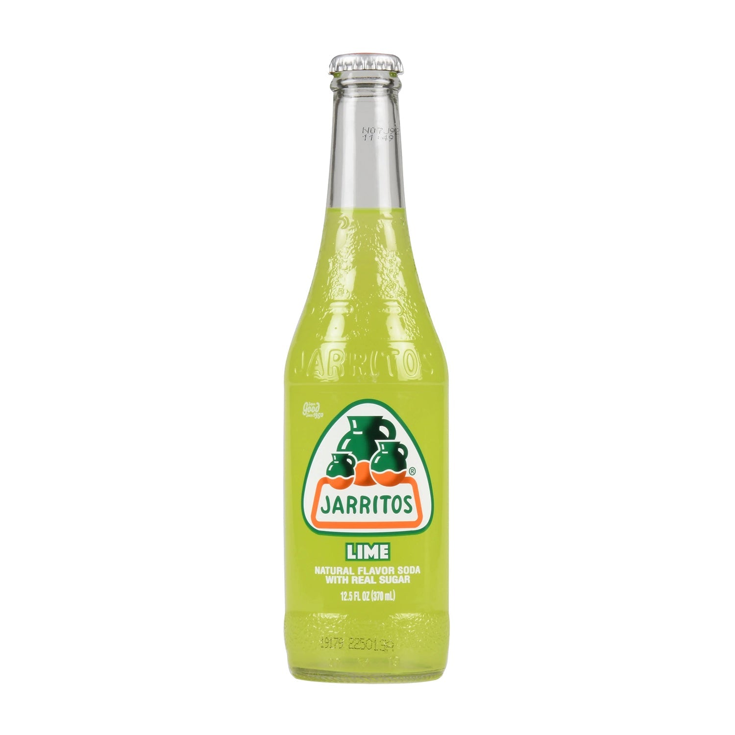 Jarritos Lime Flavored Soda - 12.5oz Glass Bottle (Pack of 1) - Refreshing Mexican Soft Drink for Parties, BBQs & Summer Gatherings