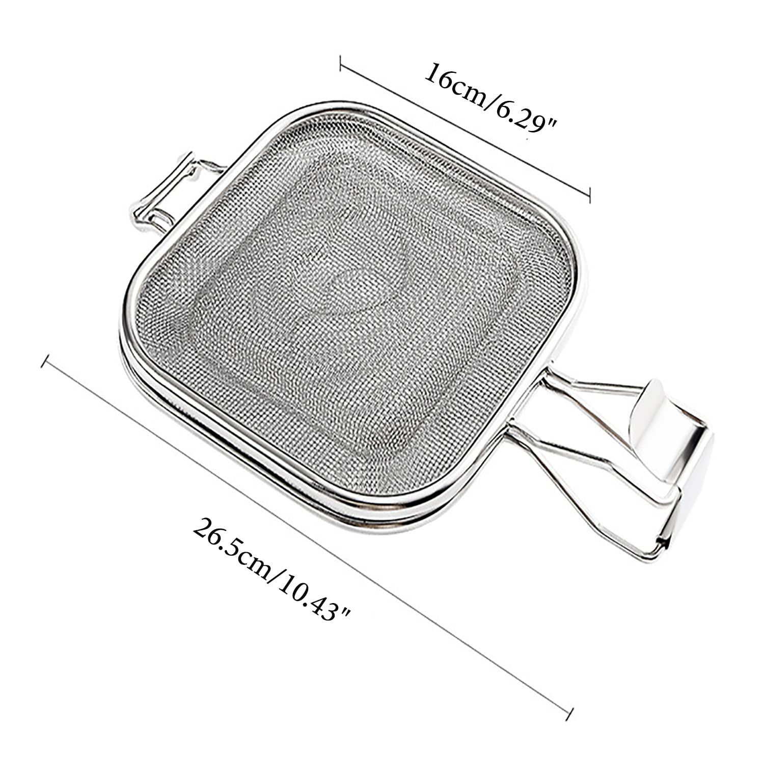 Stainless Steel Sandwich Maker & Hand Toaster - Electric Grill Panini Press for Breakfast, Lunch & Snacks - Perfect for Home, Office & Camping Use