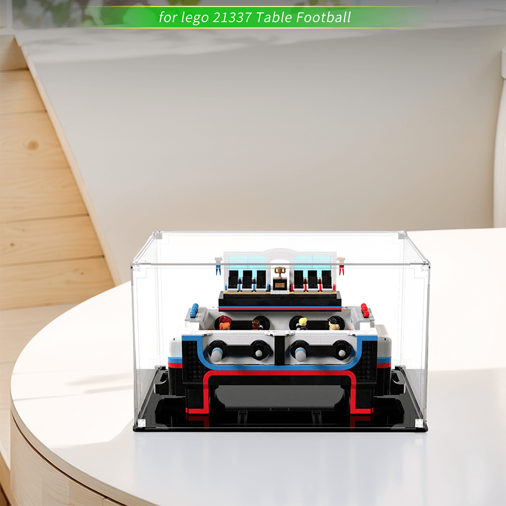 LEGO Ideas Table Football 21337 Display Case - Premium Acrylic Showcase for LEGO Football Game Set - Perfect for Home Decor, Office Display & Collector's Showcase
