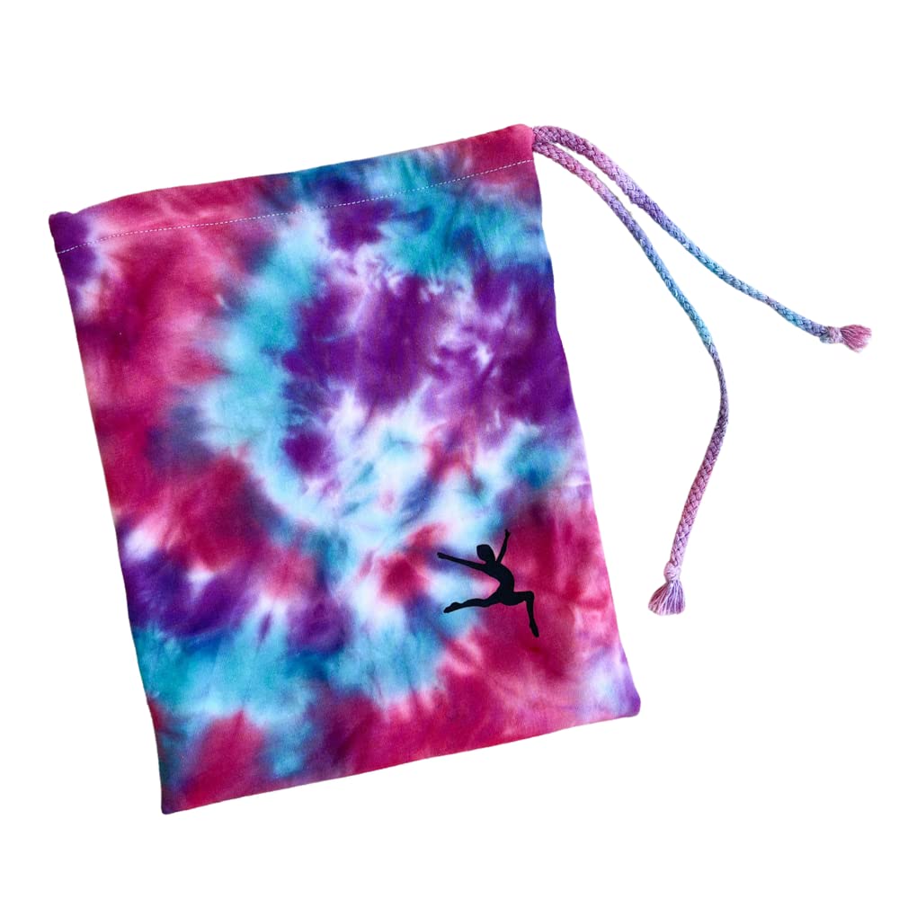Custom Tie Dye Gymnastics Grip Bag DIY Kit - Personalized Training Gear for Gymnasts - Perfect Gift for Girls & Fun Team Activity - Ideal for Practice, Competitions & Gym Storage