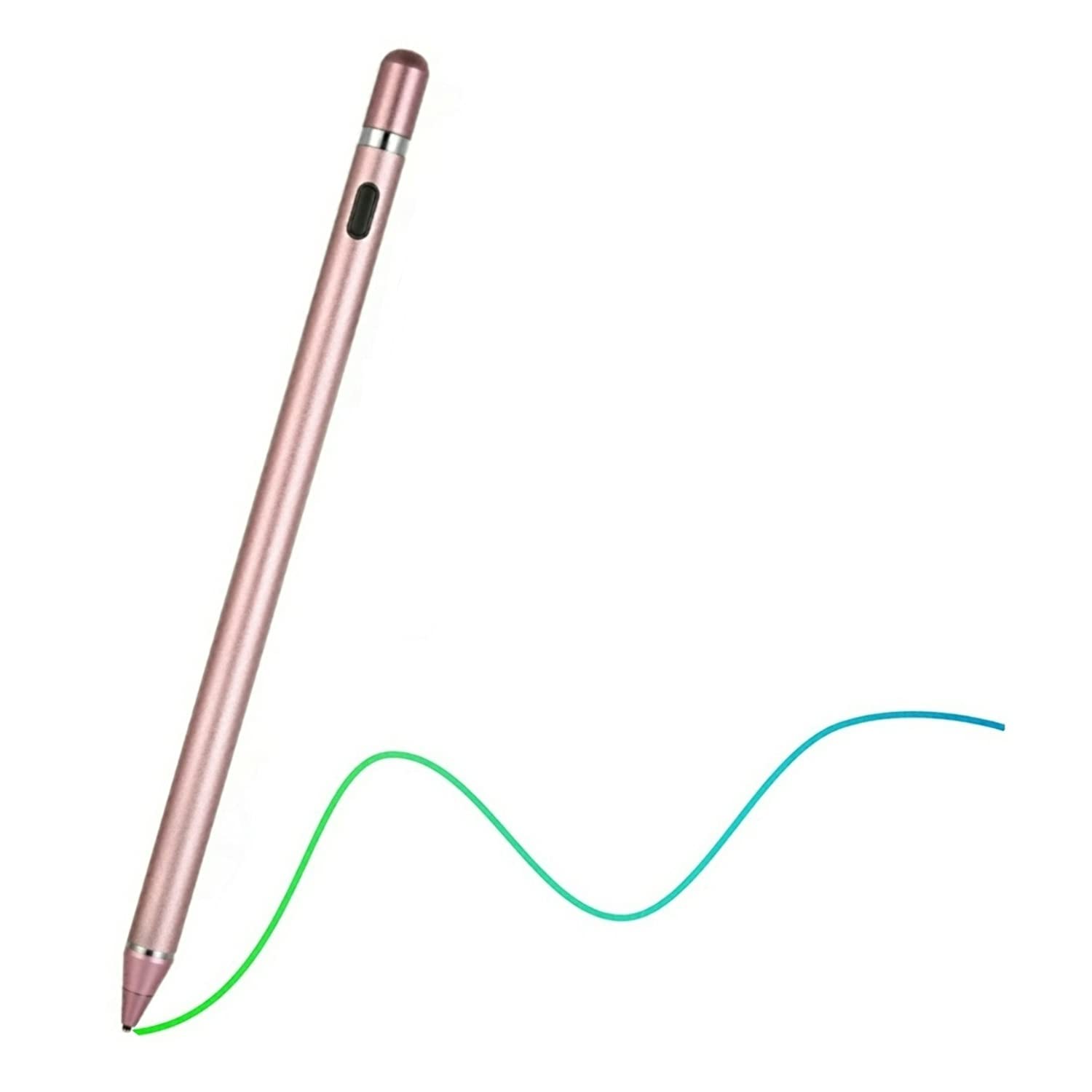 Premium Active Stylus Pen for Touch Screens - Compatible with Apple iPhone, iPad & Android Tablets - Perfect for Digital Drawing, Note Taking & Handwriting on Smartphones & Tablets (Pink) - Ideal for Artists, Students & Professionals
