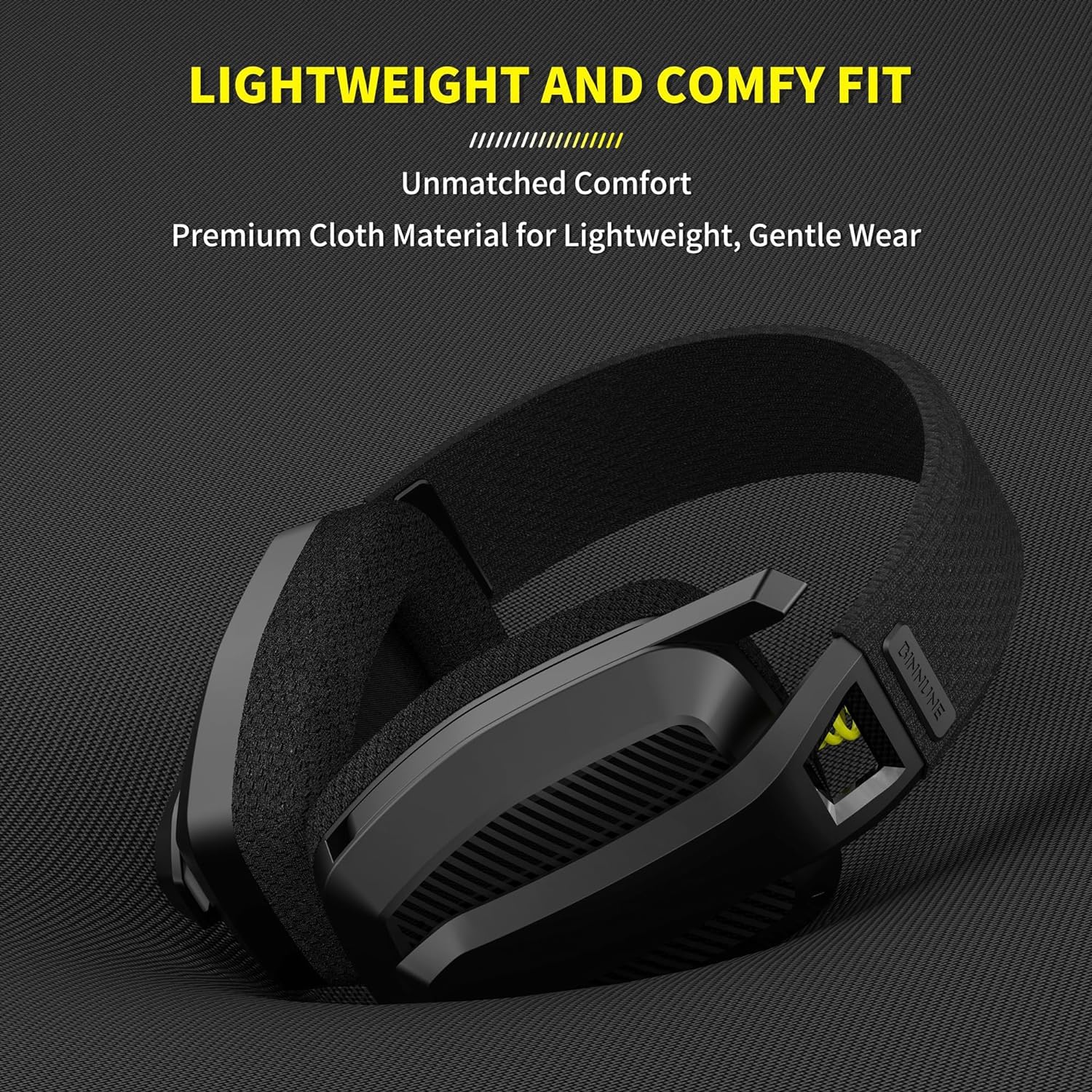 BINNUNE 7.1 Wireless Gaming Headset with Microphone - Compatible with PS4, PS5, PC, Nintendo Switch & Mac | 2.4GHz Bluetooth Headphones with Noise-Cancelling Mic, 63Hr Battery Life (Black) - Perfect for Online Gaming, Streaming & Virtual Meetings