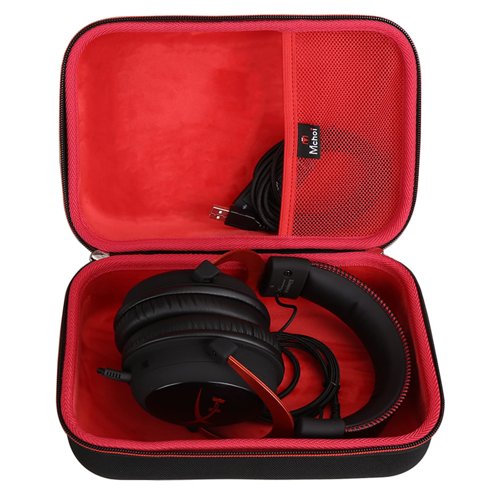 HyperX Cloud I II Gaming Headset Hard Portable Case - Compatible with KHX-HSCP-RD/KHX-H3CL/WR Models (Case Only) - Perfect for Travel, Storage & Headset Protection