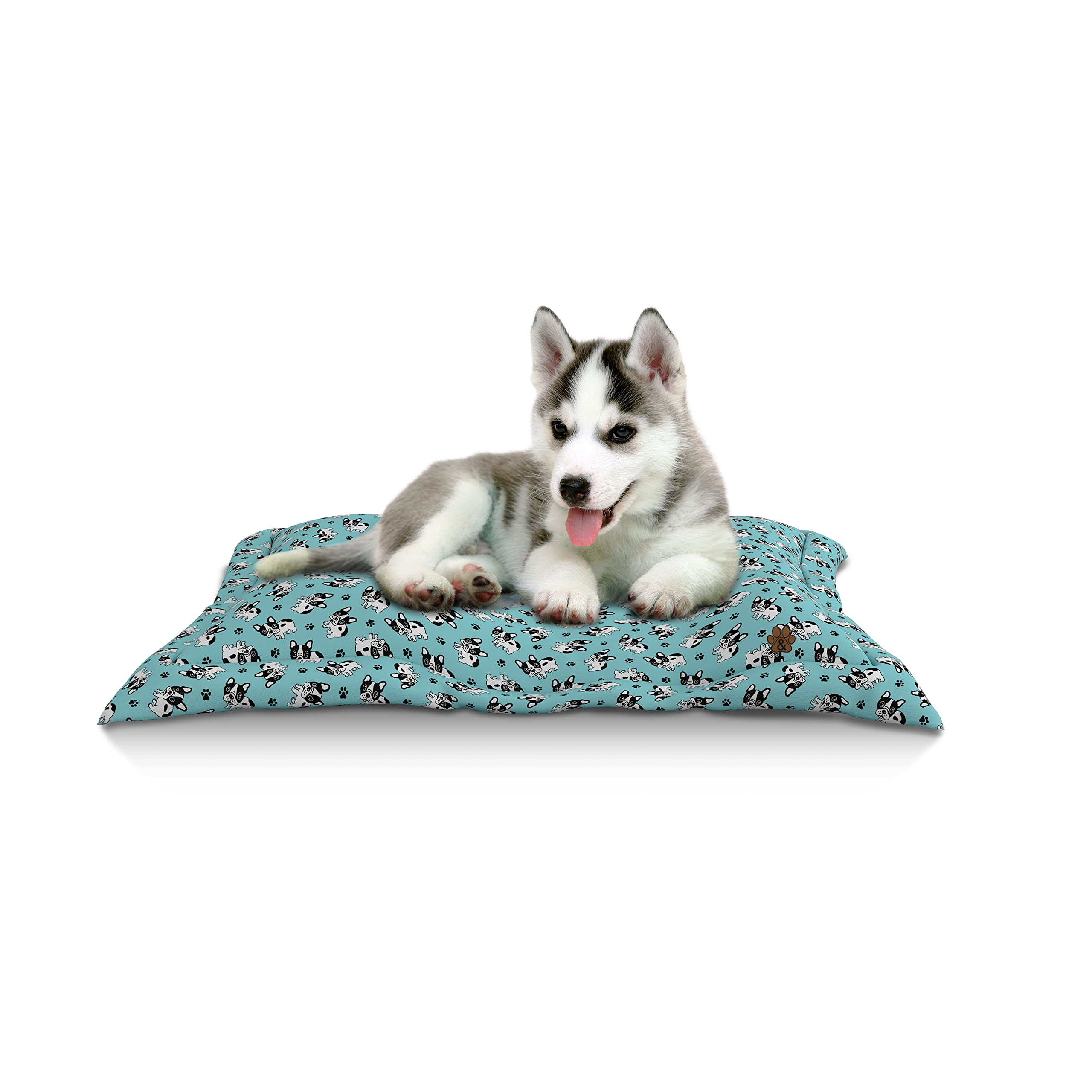 Premium Dog Bed Mat for Large, Medium & Small Dogs & Cats - Non-Slip Bottom, Machine Washable Pet Mattress (Pattern 03, Large) - Perfect for Crates, Floors & Pet Travel