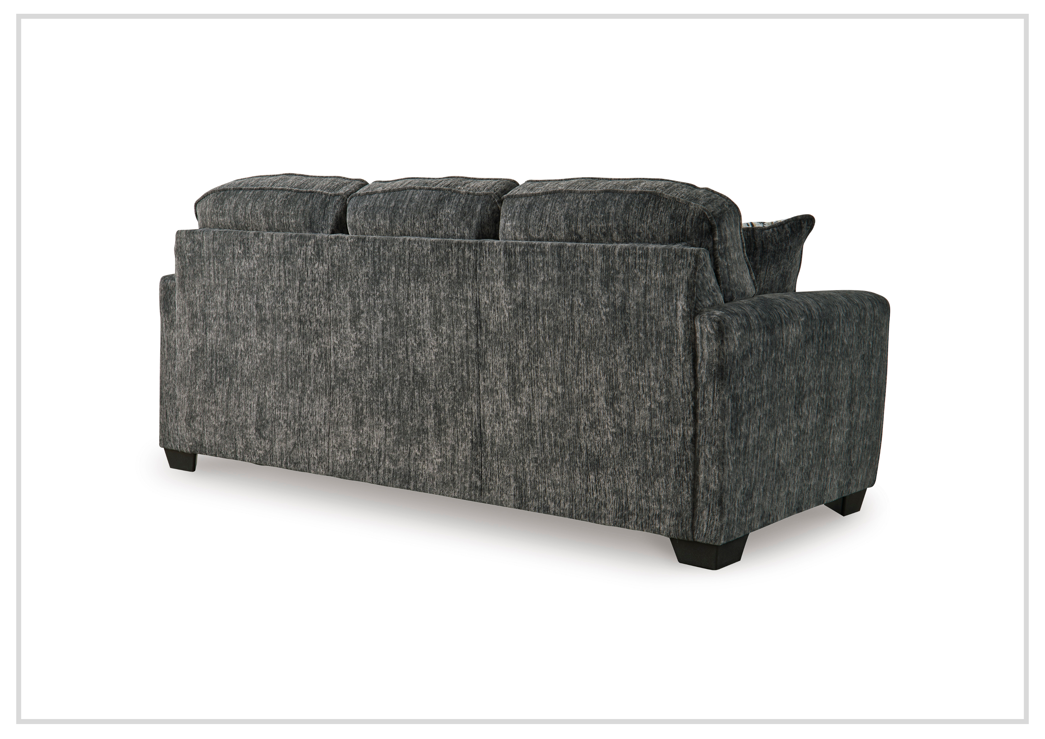 Gio Italia Lucino Fabric Sofa - Modern Gray Living Room Couch for Small Spaces, Apartments & Cozy Home Decor | Comfortable Sectional Sofa with Soft Fabric Upholstery | Perfect for Lounge, Family Room & Entertainment Areas