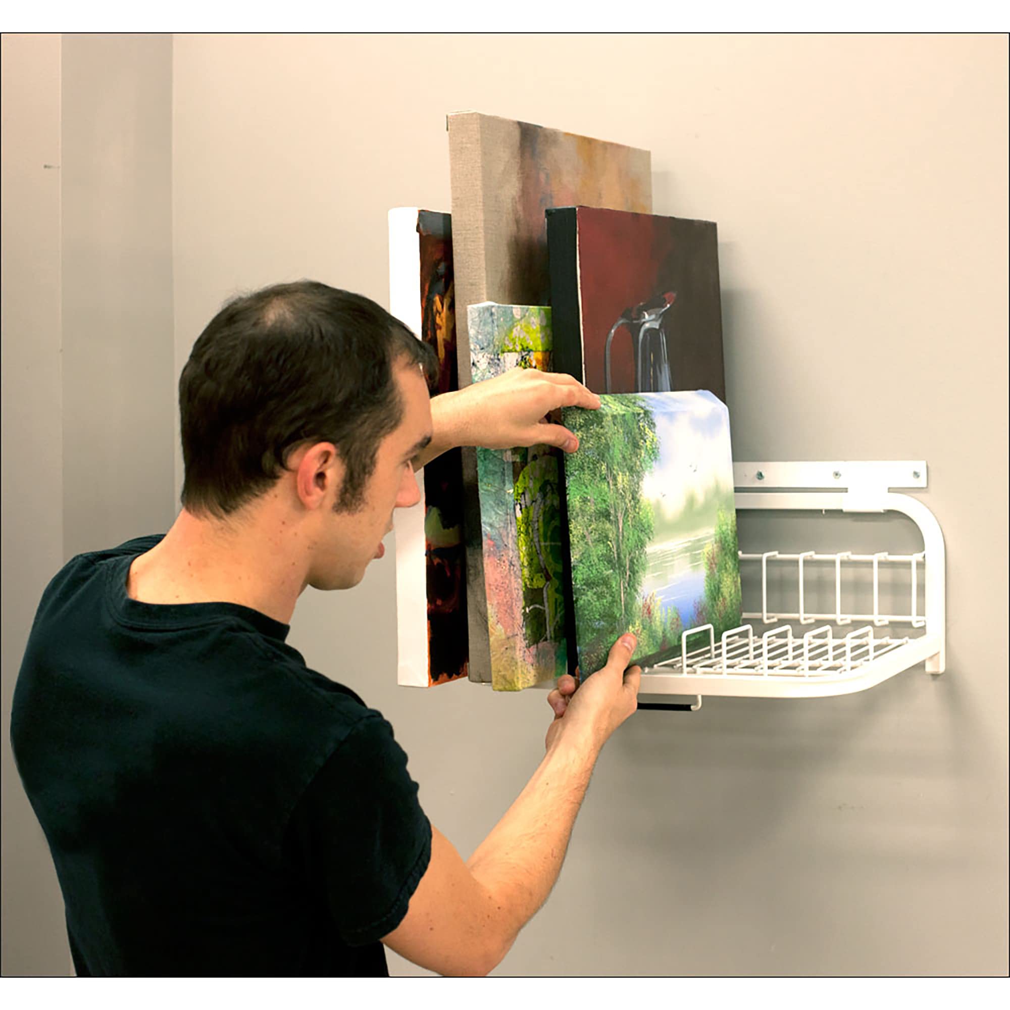 Dryden Art and Canvas Keeper Bundle - Small & Large Size for Storing, Organizing & Transporting Canvases, Frames & Art Panels | Perfect for Artists, Painters & Art Students - Home Studio & Classroom Use